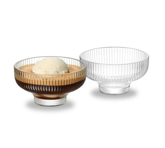 Nespresso Affogato Glass Bowls Set of 2 Dessert Bowls Barista
