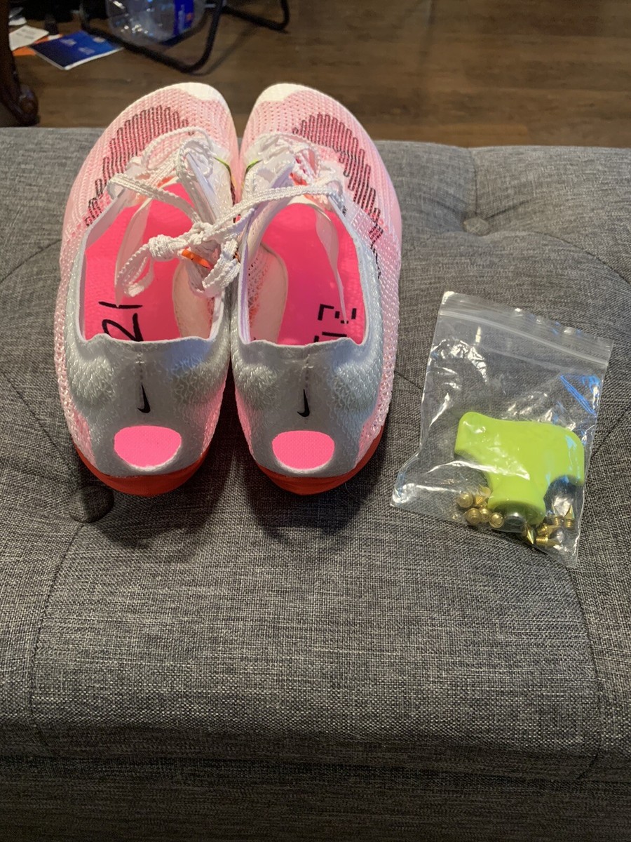 Nike Air Zoom Victory Racing Pink Tokyo Track Spikes Men's Sz 13