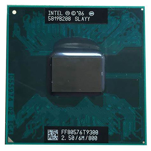Intel Core 2 Duo Mobile T9300 2.5 GHz Dual-Core 6M 800MHz Socket P CPU Processor - Picture 5 of 5