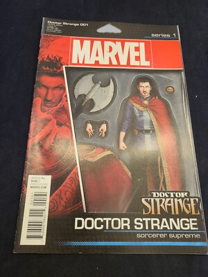 DOCTOR STRANGE Sorcerer Supreme #1, Action Figure Variant, Marvel Comics 2015