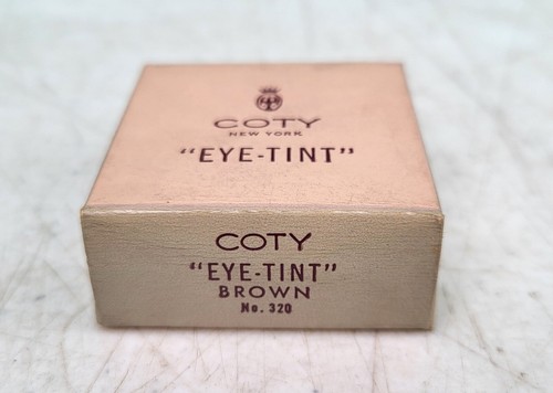 Coty Rouge EYE TINT BROWN No. 320 Unused in Box NOS old original 1950s - Picture 5 of 7