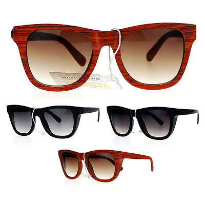 SA106 Unique Wind Breaker Side Visor Horn Rim Retro Gradient Lens Sunglasses