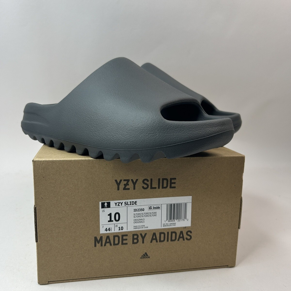 adidas Yeezy Slide “Slate Grey” ID2350 Brand New Men's 10 | eBay