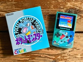 Nintendo Game Boy Color GBC AMOLED Backlit LCD Pokemon System UV Rechargeable