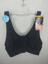 NWT BALI BLACK COMFORT REVLOLUTION KEEP COOL COMFORTABLE CROP TOP 103J SZ S 365A