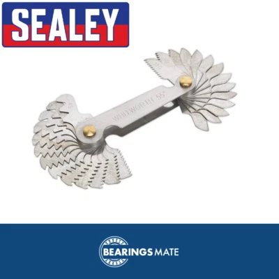 Sealey AK72SPG 30 Blade Folding UNC-UNF Screw Pitch Thread Gauge