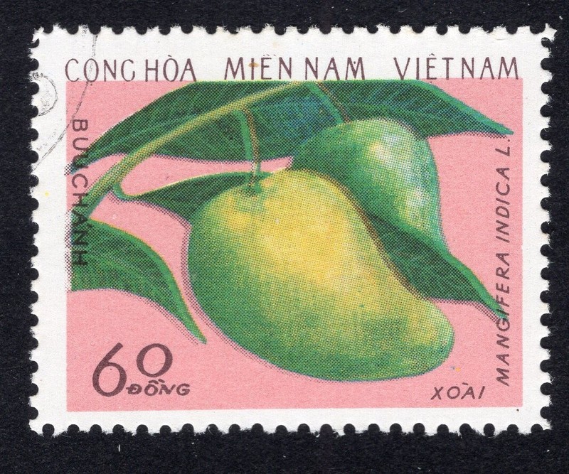 Vietnam Viet Cong 1976 60d Fruits, Scott 64 CTO, value = $8.50