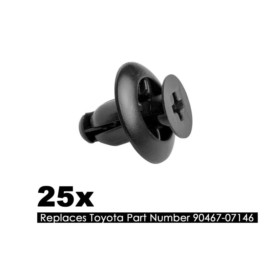 Para Toyota Avalon 90467-07146 Nylon Capucha Borde Panel Empuje Equipaje Clip Retenedor Foto 2 de 4