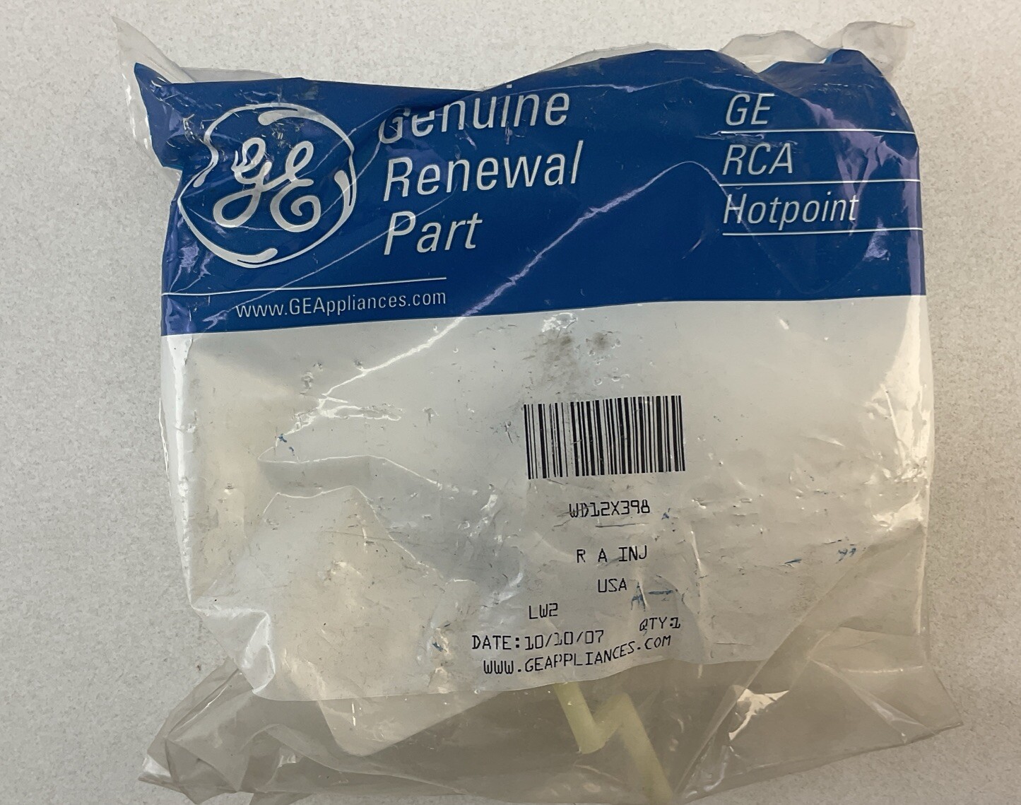 NEW WD12X398 GE Dishwasher Rinse Aid Injector Assembly eBay