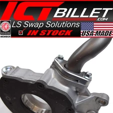 LS Billet Oil Pump Pickup Girdle Tube Pipe Hold Down Brace Support LS1 LS3 LS2