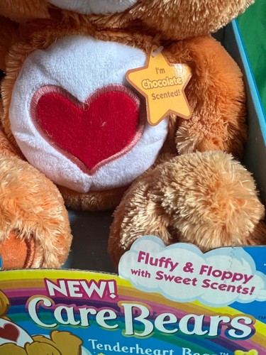 RARE 2006 Care Bears Fluffy & Floppy 12” Tenderheart Bear w/ DVD - NEW in BOX - Picture 2 of 7