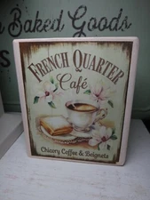 Farmhouse Style & Shabby Chic Home Décor Tiered Tray Chunky wood Block sign 