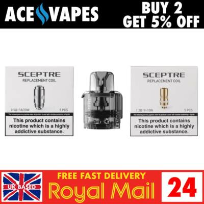 INNOKIN SCEPTRE COILS or PODS - 1.2 0.5 0.65 Ohms - AUTHENTIC Spare UK  SELLER | eBay UK