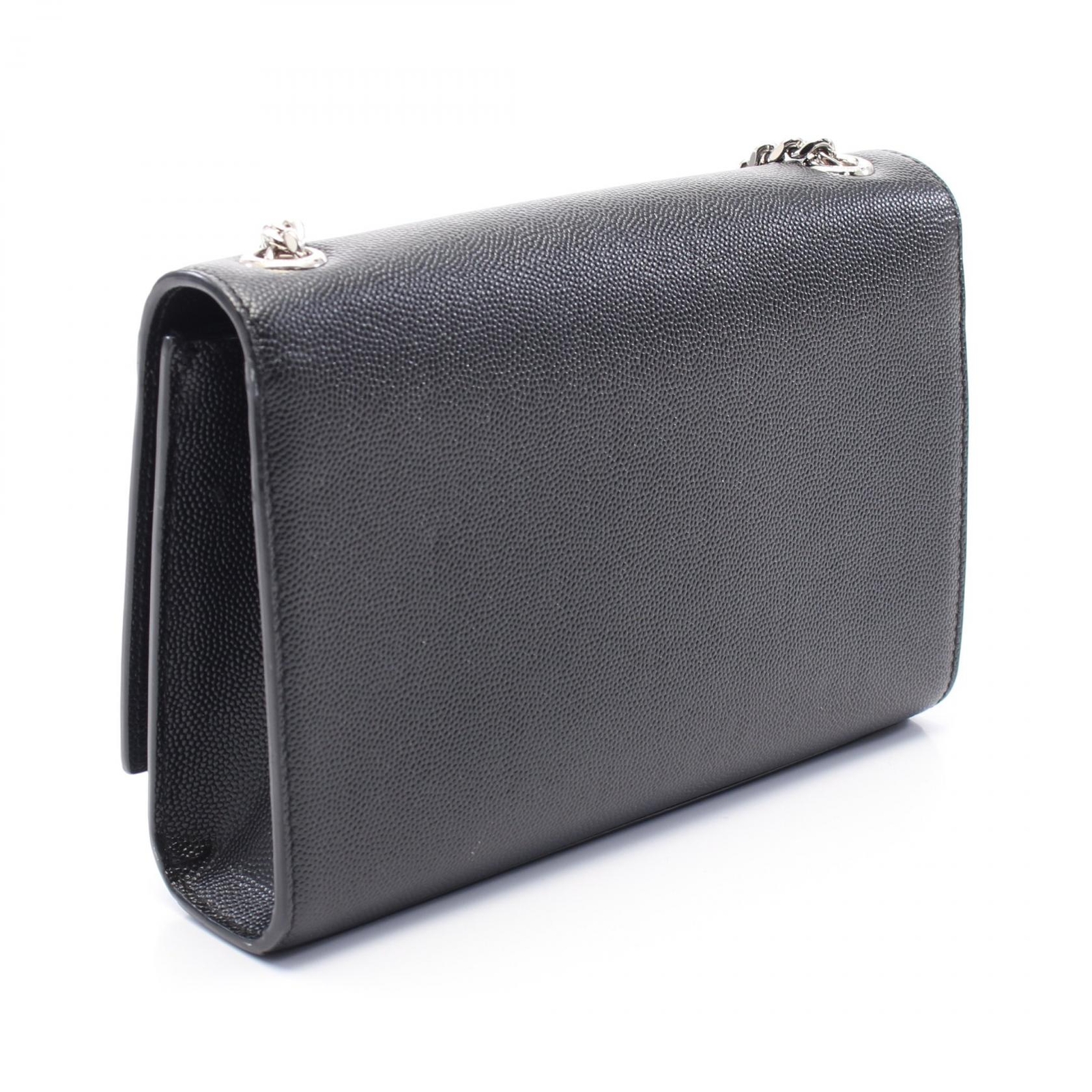 Borsa a tracolla SAINT LAURENT KATE piccola catena pelle nera NUOVA donna SHW YSL