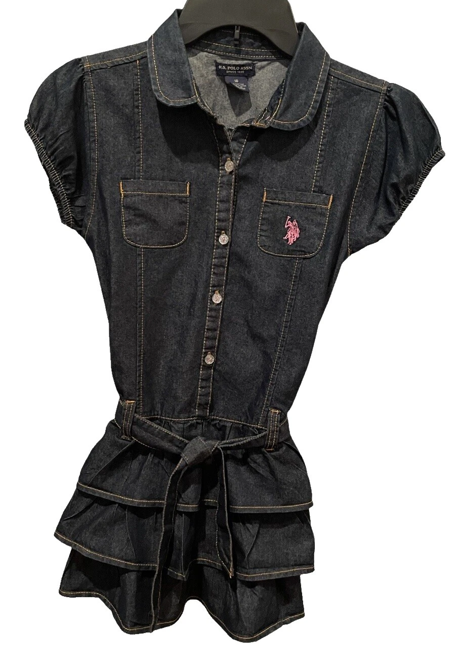 US Polo Assn. Cotton Blend Dresses for Girls