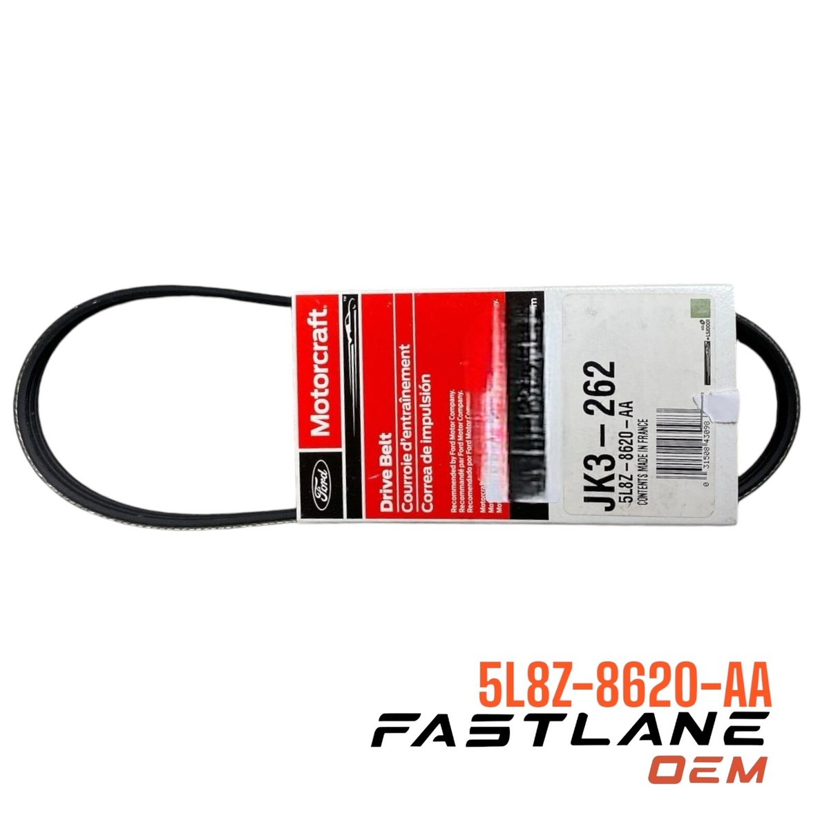 たんたん　1007 2004-2007 FORD ESCAPE WATER PUMP BELT NEW OEM 5L8Z-8620-AA