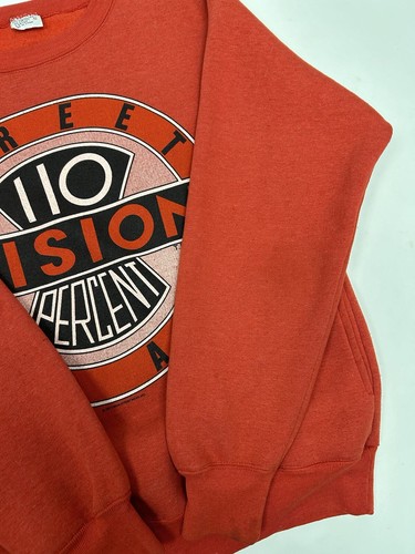 Vintage Vision Street Wear 110 Percent Skateboarding Skateboard Crewneck Small - Picture 10 of 24
