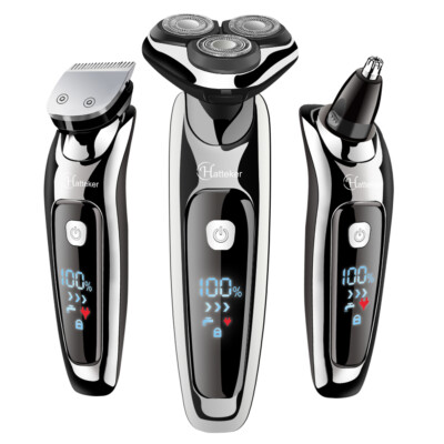 Rasoir électrique Surker 4 En 1 Homme - Tondeuse De Précision étanche, Neuf