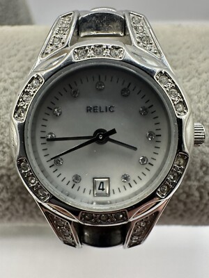 Ladies Relic New Battery ZR12055 Watch Mother Of Pearl Face  display picture 2