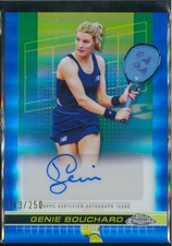 2024 Topps Chrome Tennis #TCA-GBD Genie Bouchard Blue Autograph 143/150