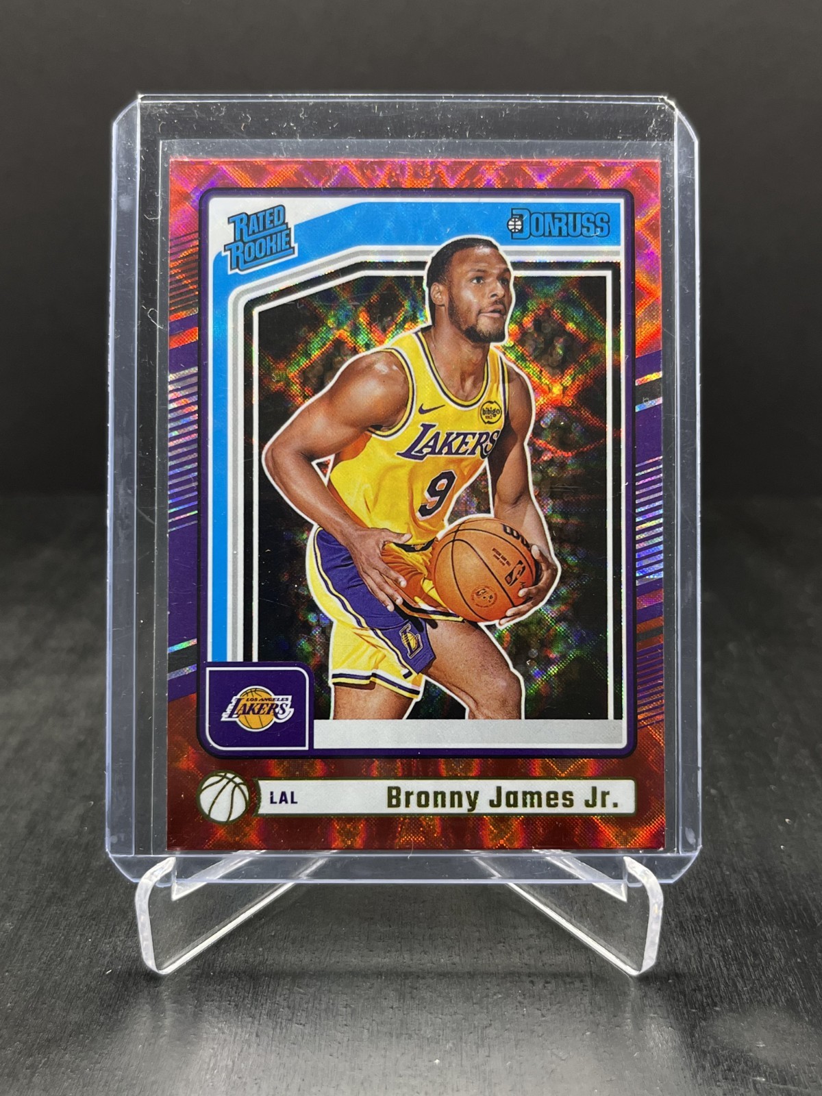 2024-25 Panini Donruss Bronny James Jr. RC Rated Rookie Red Wedges #243