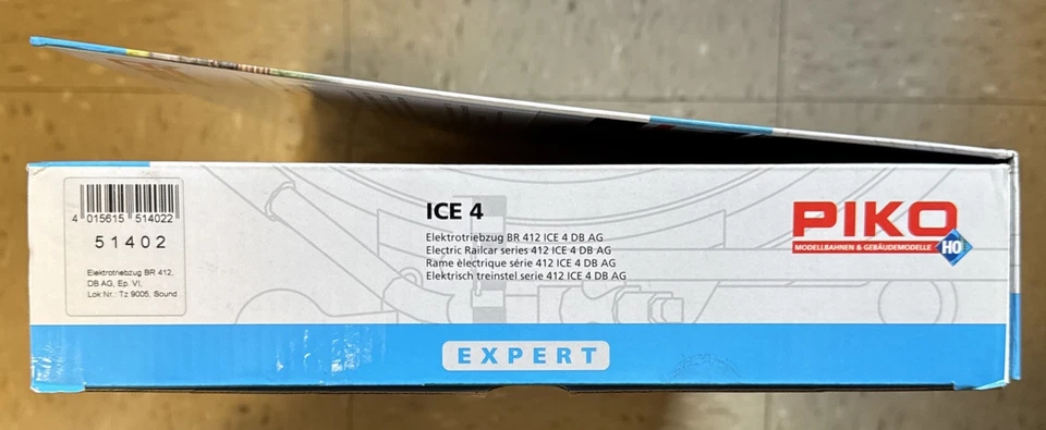 Piko ICE 4 BR 412 DB Electric Train Starter Set #51402 DCC Sound Installed NEW - Image 3 of 4