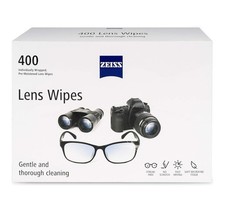Zeiss Pre-Moistened Lens Cleaning Wipes, Individually Wrapped 400 Count