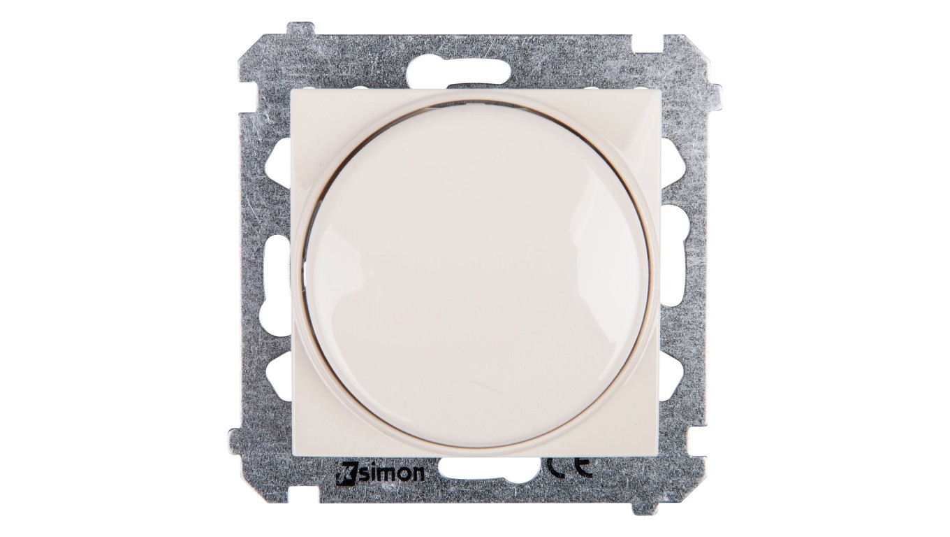 Simon 54 Pressure Rotary Dimmer 20-500W Cream DS9T.01/41