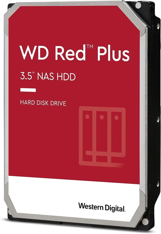 HARD DISK WD60EFPX 3,5 WESTERN DIGITAL RED PLUS 6TB CMR SATA3 5400rpm 256MB NAS