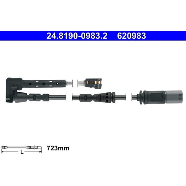ATE 24.8190-0983.2 Warnkontakt, Bremsbelagverschleiß FüR BMW-image