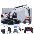 1594 HUINA 1/14 RC Metal Excavator Model  Radio Light Battery 28CH Sound — photo 1
