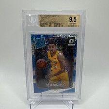 Kyle Kuzma 2017 Donruss Optic Fast Break #174 Rookie Disco Prizm BGS 9.5