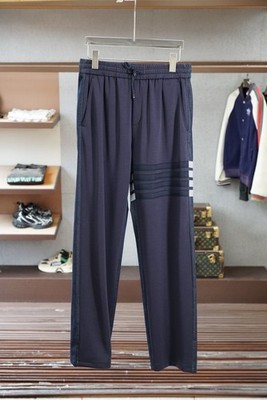  Thom Browne Men Navy Wide Leg Casual Pants Sizes L-3XL
