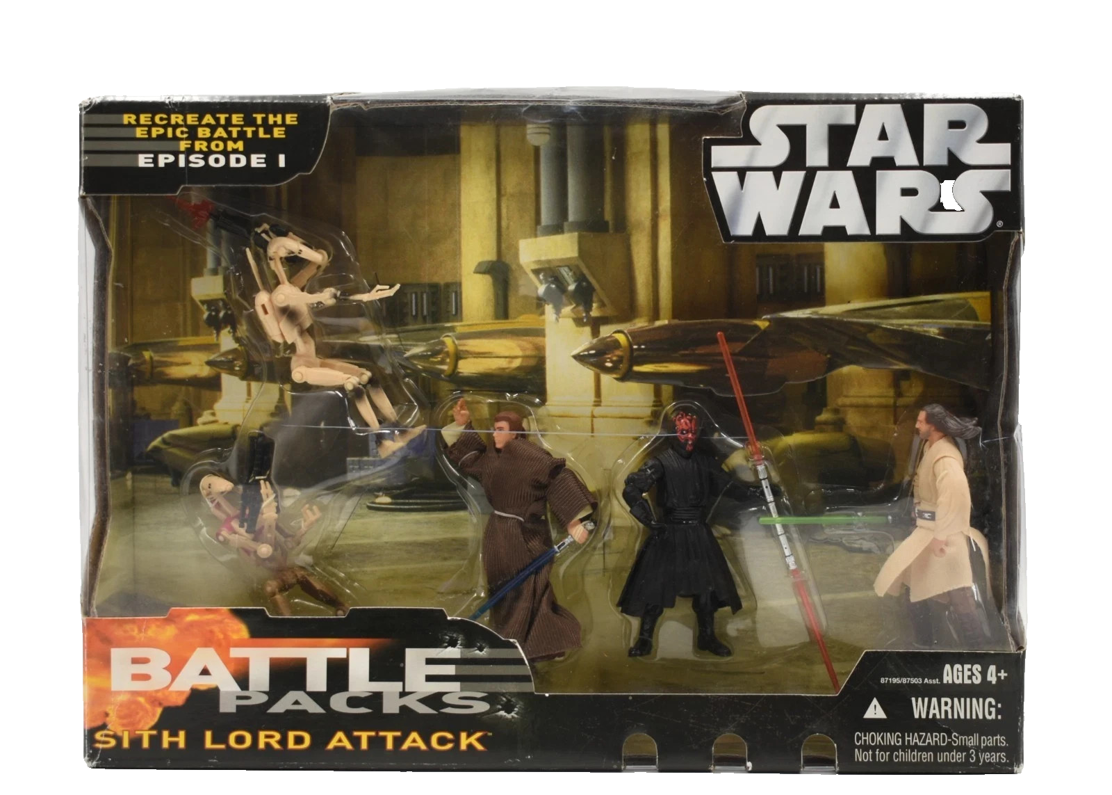 Star Wars Battle Packs - Sith Lord Attack Action Figure Set