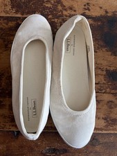 Sneakers LL Bean Sunwashed Canvas 9,5 slip on bianche 