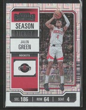 Jalen Green 2023-24 Panini Contenders #16 Season Ticket Premium Edition
