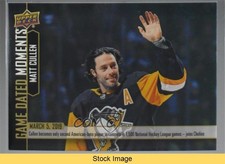 2018-19 Upper Deck Game Dated Moments Matt Cullen #69 READ a3i