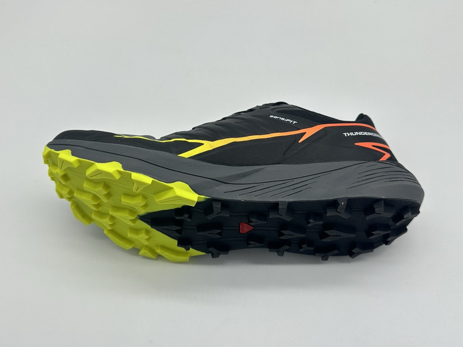 Scarpe da trail Salomon Thundercross uomo taglia 10 5 nero giallo arancione 472954