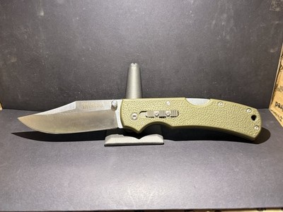 Cold Steel Double Safe Hunter Lockback OD Green GFN Folding 8Cr13MoV Knife 23JC
