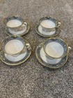 Lenox Autumn Set Of 4 Cups And Saucers Gold Back Stamp Mint