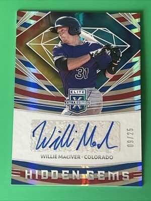 2020 Panini Elite Extra Edition - Hidden Gems Willie MacIver #HG-WM Auto /25