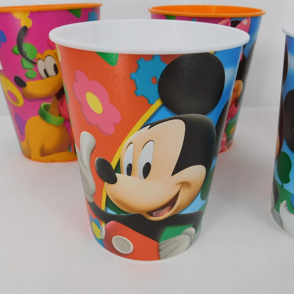Lote de 5 tazas de fiesta de plástico Disney Hallmark Mickey Mouse Clubhouse NUEVAS SIN PAQUETE Foto 2 de 4