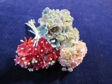 Vintage Millinery Flower Lot Forget Me Not Collection Pink Blue   H5361