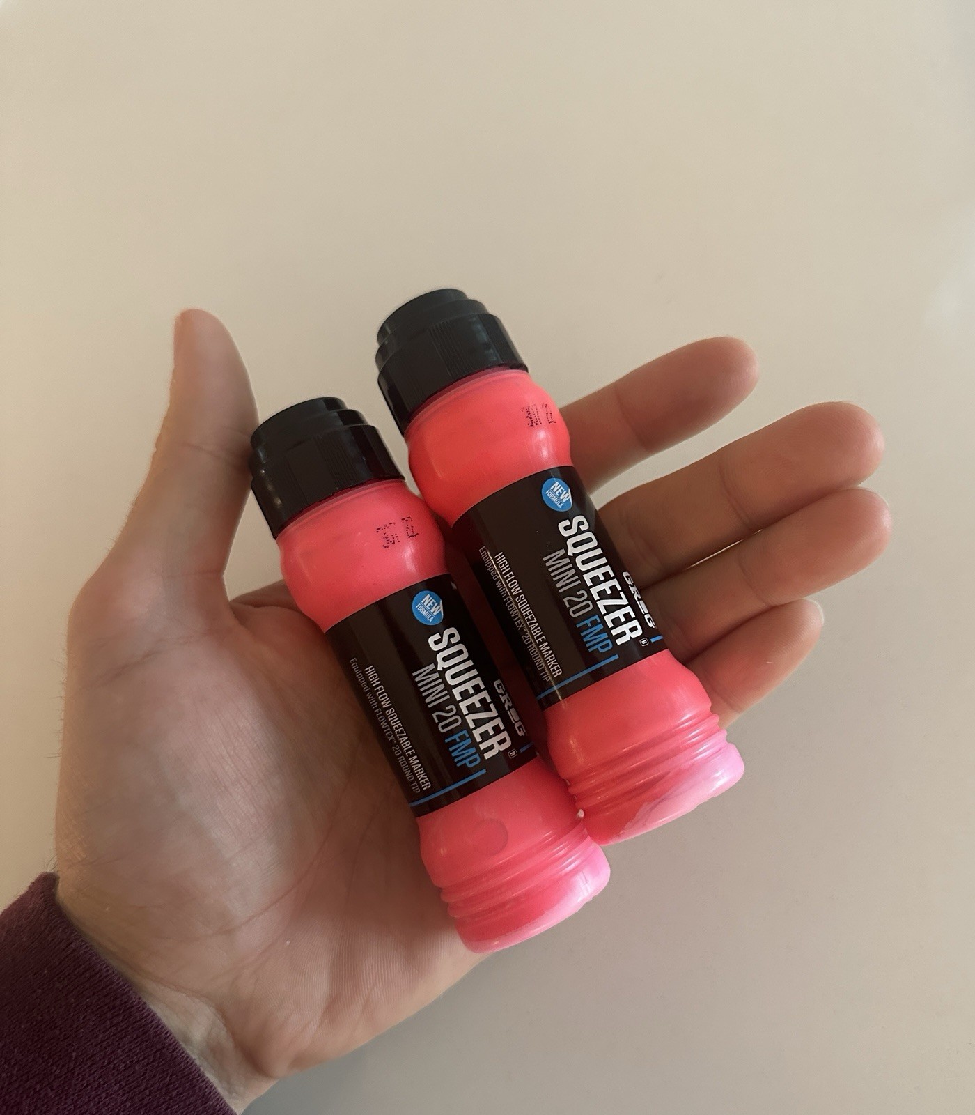 Two New Grog Squeezer Mini 20 FMP Paint Markers