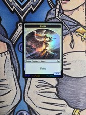 1x Angel (4,4,Flying) Token FOIL - NM UST Unstable MTG