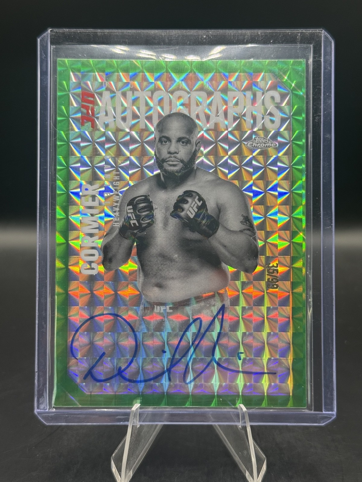 2025 Topps Chrome UFC - Octagon Legends Autographs Daniel Cormier #OLA-DC /99