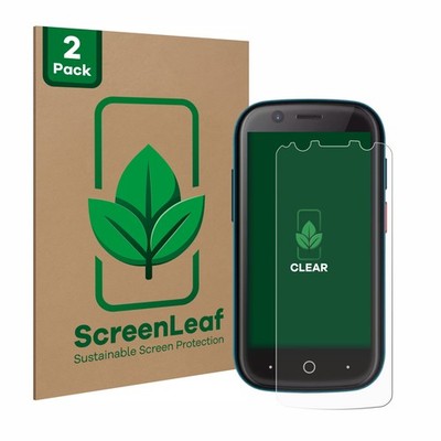2x ScreenLeaf Displayschutzfolie für Unihertz Jelly 2 nachhaltig verpackt