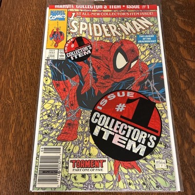 Spider-Man #1 (Newsstand Variant-Polybagged) (Marvel Comics August 1990)
