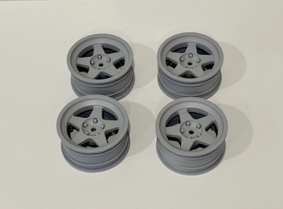 1/10 Speedline Wheels Audi Sport Quattro S1E2 Rc Car Rims 4Pcs 52x26mm 12mm Hex - Image 2 of 4