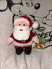 Stuffins "Santa Claus" Rudolph The Red Nose Reindeer Plush 8” 1998 CVS Ornament
